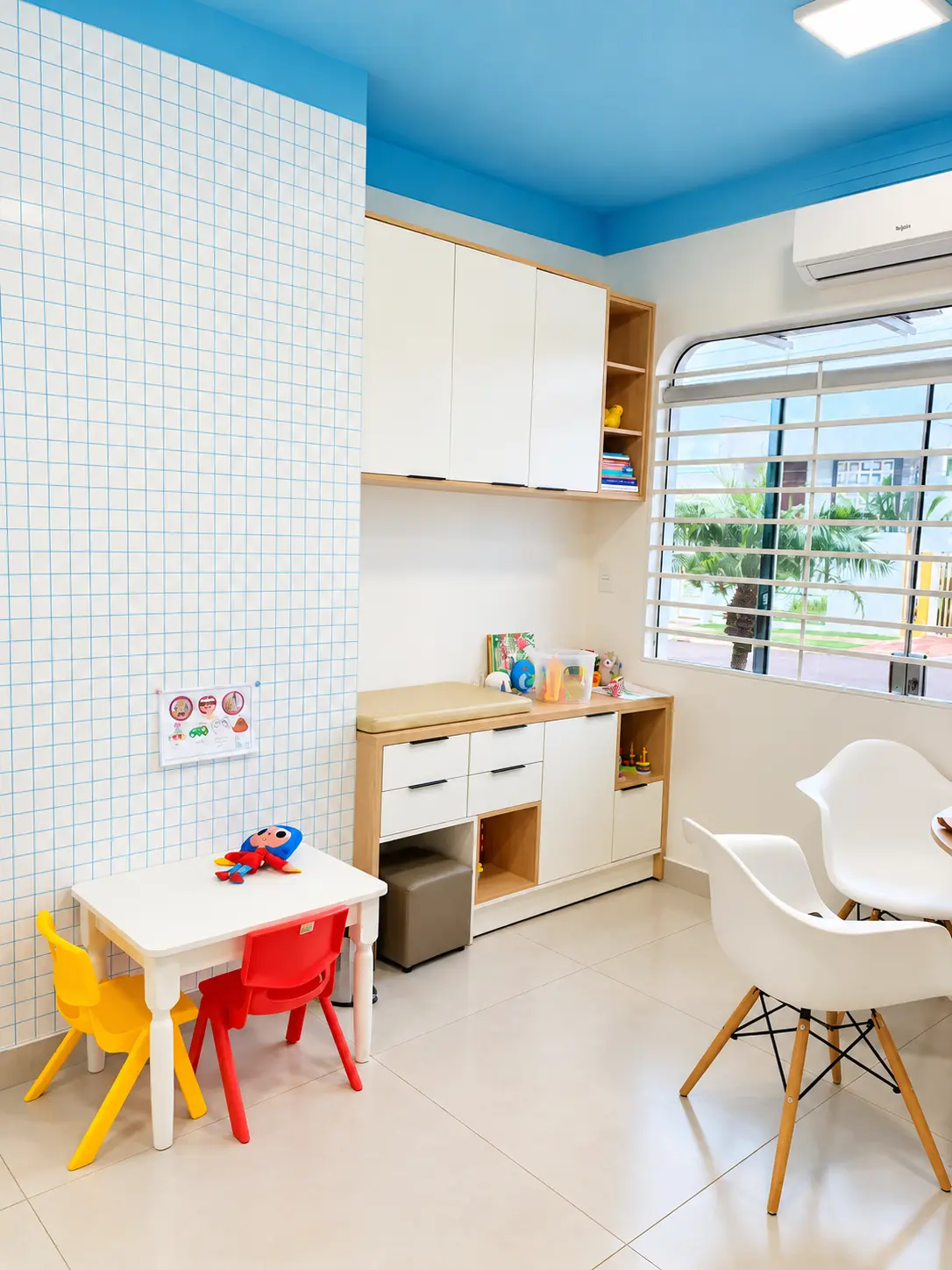 Sala de atendimento da unidade modelo Fada Falah